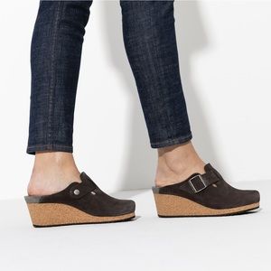Birkenstock | Shoes | Birkenstock Fanny Clog Wedge | Poshmark